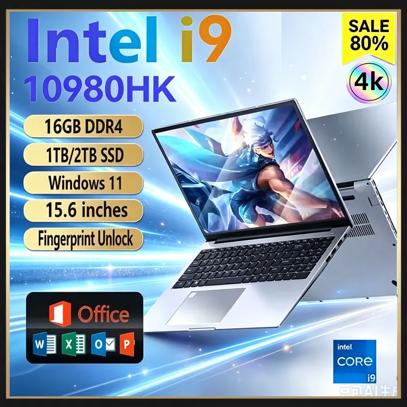 Ddr4 Laptop Ram - 15.6인치 휴대용 노트북, 인텔 코어 i9-10980HK