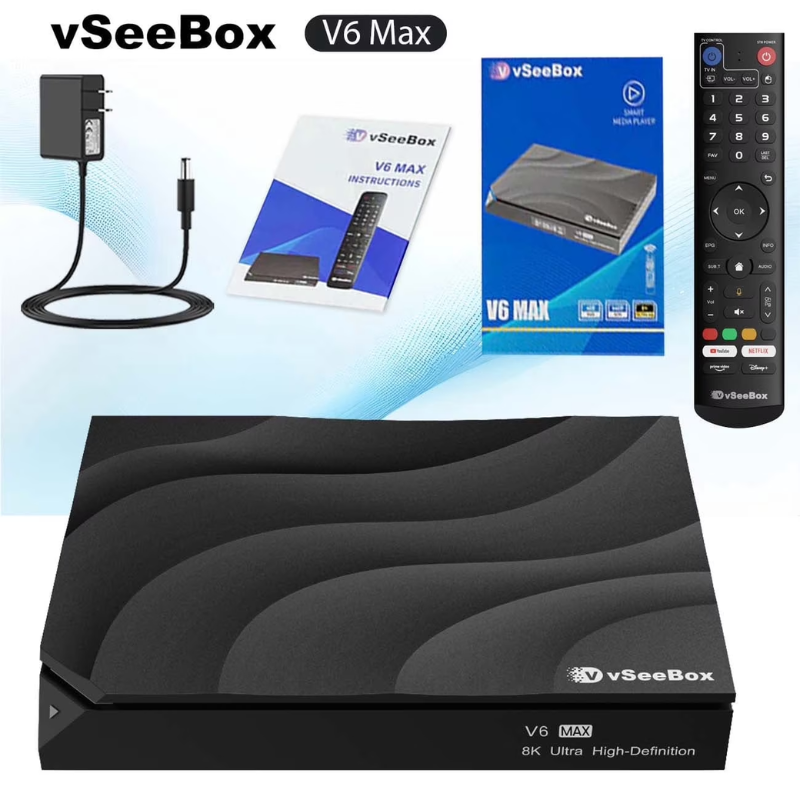 vSeeBox V6 Max |   64GB 8K HD  - Ddr3 8Gb 리뷰 및 가격