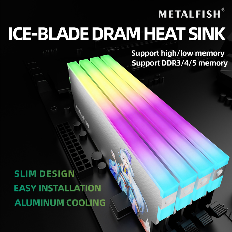 METALFISH DRAM 방열판 5V-3PIN ARG - Ddr4 8Gb 리뷰 및 가격