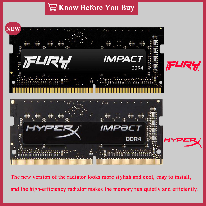 DDR4 FURY 임팩트 RAM 16GB 8GB 320 - Ddr4 2400Mhz 리뷰 및 가격